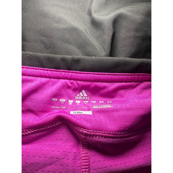 Adidas Performance Climalite Tennis Skort Black Magenta Pink Womens XL New - Picture 6 of 8